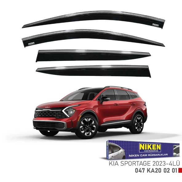 NİKEN Kia sportage cam rüzgarlığı kromlu 2023+ niken ürün görseli 1