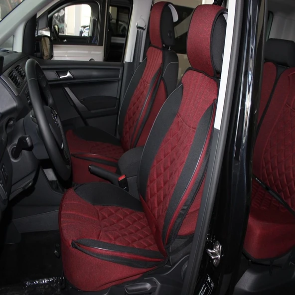 Space Space Elegance 5li Set Minder Kırmızı-Siyah / KLMNY546 ürün görseli 1