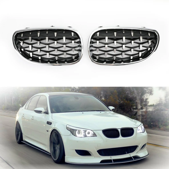 AUTOGP Bmw E60 ön panjur böbrek diamond model 5 serisi ürün görseli 1