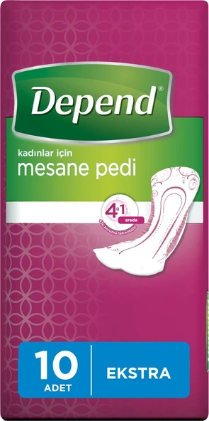 Depend Kadın Mesane Pedi Ekstra 10lu - Resim 2