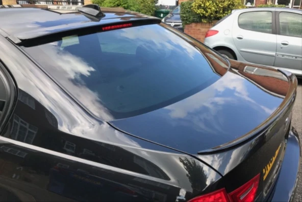 AUTOGP Bmw e90 cam üstü spoiler pianoblack 2005 / 2012 - Resim 3