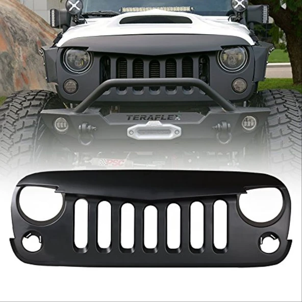 AUTOGP Jeep wrangler jk ön panjur ızgara seti 2007 / 2017 ürün görseli 1