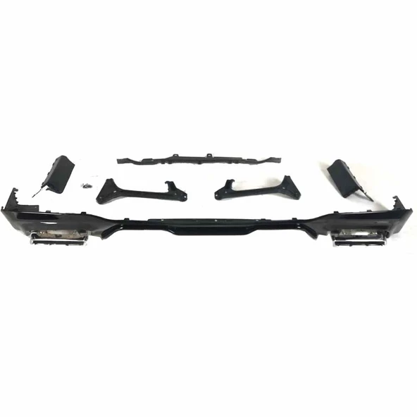 AUTOGP Bmw f44 difüzör ve egzoz ucu siyah ürün görseli 1