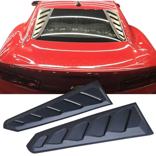 AUTOGP Chevrolet camaro zl1 arka cam perdesi 2 parça sağ sol ürün görseli 1