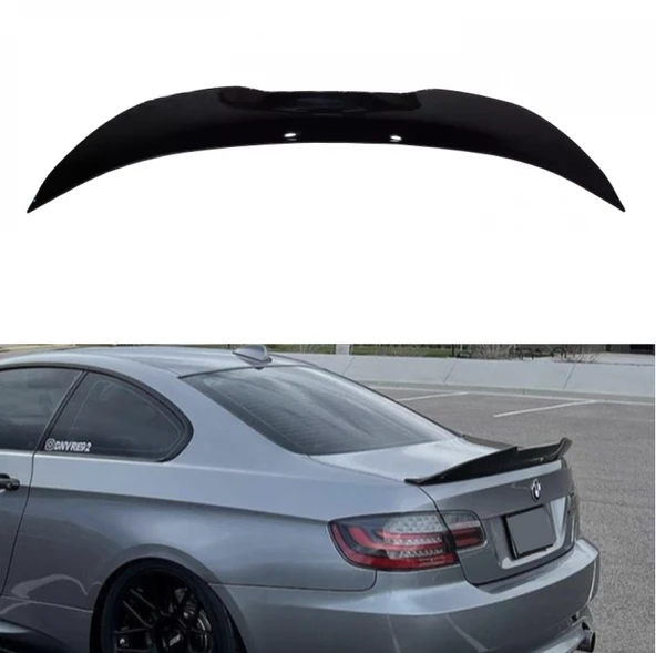 AUTOGP Bmw e92 psm bagaj üstü spoiler siyah boyalı 2006 / 2012 ürün görseli 1