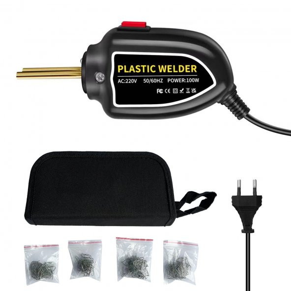 Valkyrie 100W Çantalı 600 Uçlu Plastik Kaynak Makinesi Araba Tampon LED Işıklı XCER-110 ürün görseli 1