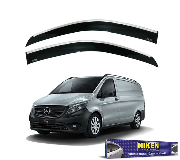 NİKEN Mercedes vito cam rüzgarlığı kromlu 2015+ niken ürün görseli 1