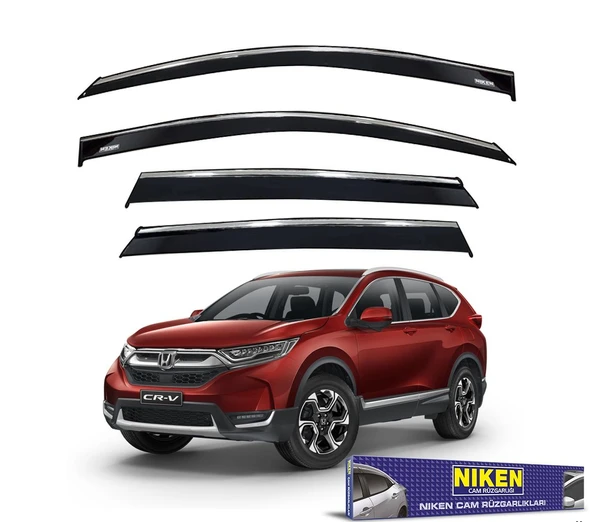 NİKEN Honda crv uyumlu cam rüzgarlığı kromlu 2018+ için uygundur Niken ürün görseli 1