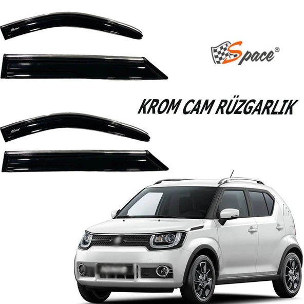 Space Suzuki Vitara Krom cam rüzgarlığı  2016-2021/ CARU426 ürün görseli 1