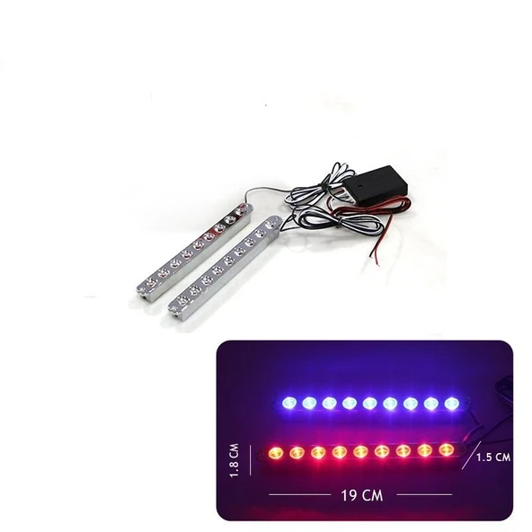 Space Space 2x9 Led Panjur İçi Çakar Lamba 9W Kırmızı-Mavi /LAPA178 ürün görseli 1