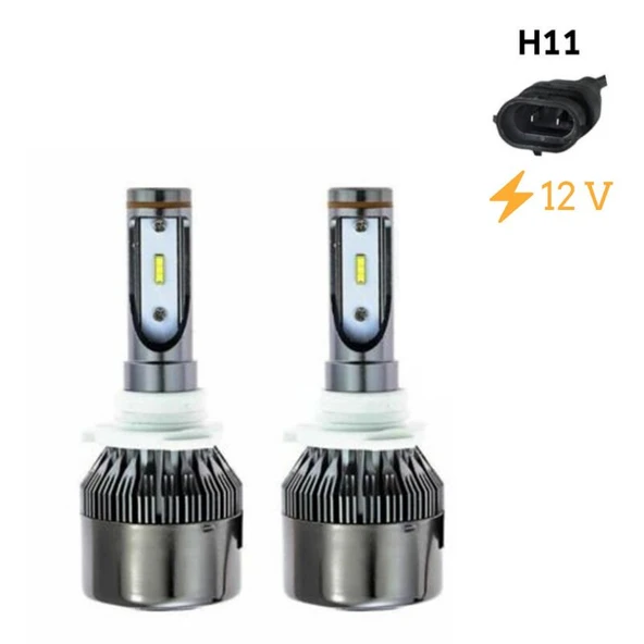 Space Space Led Far Ampulü Beyaz H11 36W 4800LM 12V / LAAM804 ürün görseli 1