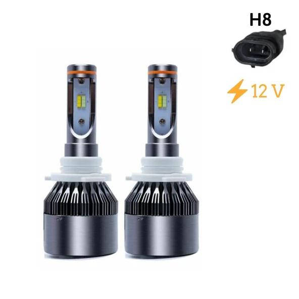 Space Space Led Far Ampulü Çift Renk Sarı/Beyaz H8-36W-4800LM-12V / LAAM495-1 ürün görseli 1