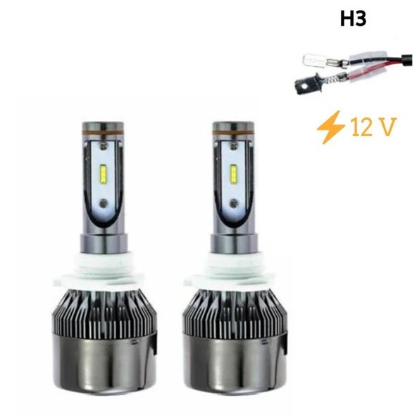 Space Space Led Far Ampulü Beyaz H3 36W 4800LM 12V LAAM801 ürün görseli 1