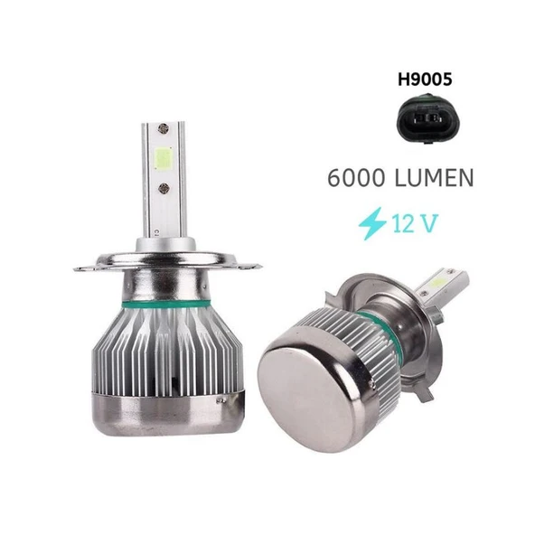 Space Space Led Far Ampulü 9005-3500LMX2-30W-12V Buz Mavisi / LAAM703 ürün görseli 1