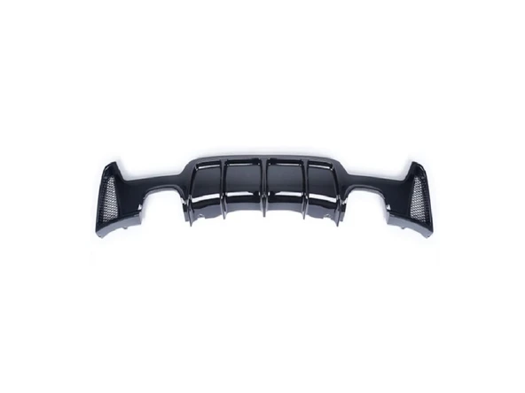 AUTOGP Bmw f32 f33 f36 arka tampon difüzörü 4 çıkış piano black ürün görseli 1