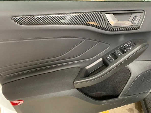 AUTOGP FORD FOCUS 2019+ PANEL KAPLAMA KALIN MODEL - KARBON (ABS) - Resim 2