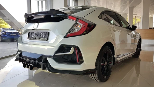 AUTOGP HONDA CIVIC FK7 2016-2020 HATCHBACK SPOILER DTO BOYASIZ ürün görseli 1