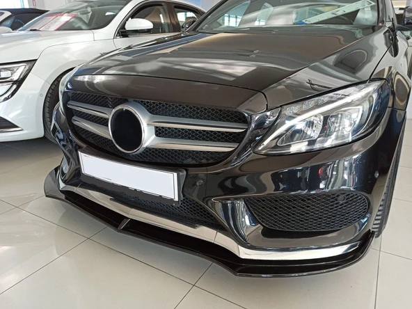 AUTOGP Mercedes w205 brabus ön tampon altı lip siyah 2015 / 2018 ürün görseli 1