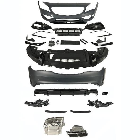 AUTOGP Mercedes w177 cla45 body kit tampon seti 2015 / 2018 facelift ürün görseli 1