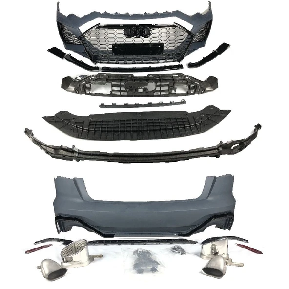 AUTOGP Audi a6 rs6 body kit tampon seti 2018+ c8 ürün görseli 1