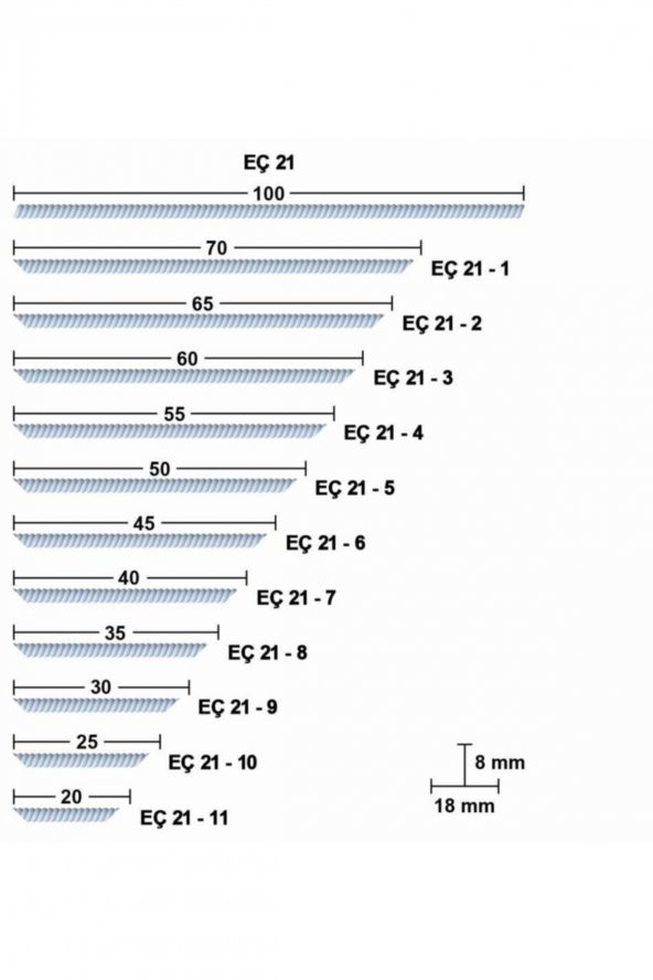 100 CM ESNEK MOBİLYA ÇITASI - Resim 2