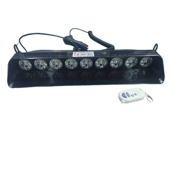 Space Space Cam İçi Çakar Lamba Uzaktan Kumandalı 27 Led 27W 12V Kırmızı-Beyaz-Mavi / LAPA521 ürün görseli 1