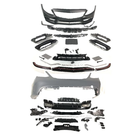 AUTOGP Mercedes w205 c63 body kit tampon seti panjur lip facelift 2018+ ürün görseli 1