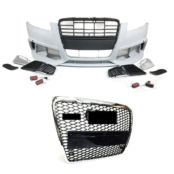 AUTOGP Audi a6 rs6 ön tampon panjur seti 2009 / 2011 c6 ürün görseli 1