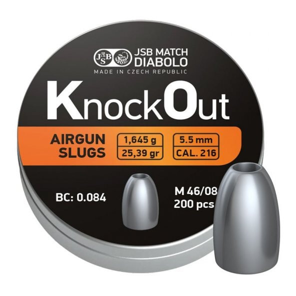 JSB DIABOLO KNOCKOUT 5.5 MM HAVALI SACMA (CAL216) ürün görseli 1