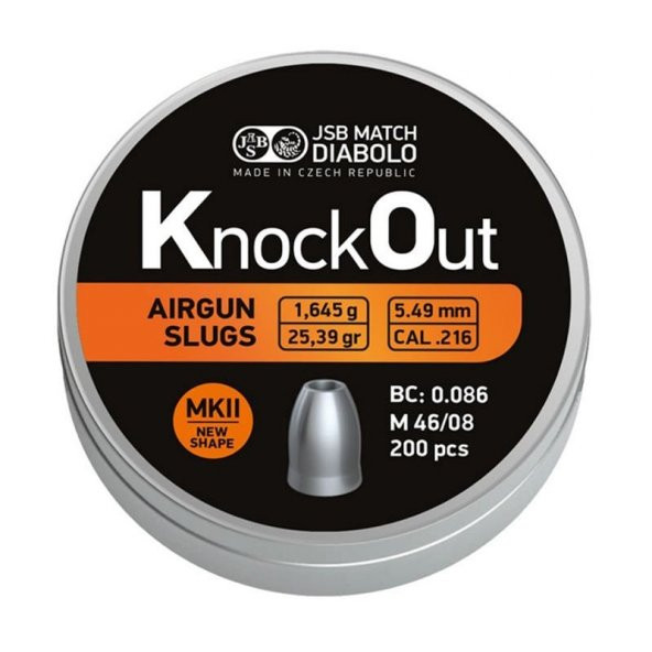 JSB DIABOLO KNOCKOUT MKII 5.49 MM SACMA (CAL216) ürün görseli 1