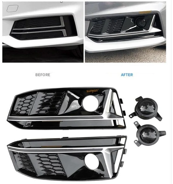 AUTOGP Audi a4 s4 sis ızgarası çerçevesi s-line b9 2016 / 2019 ürün görseli 1