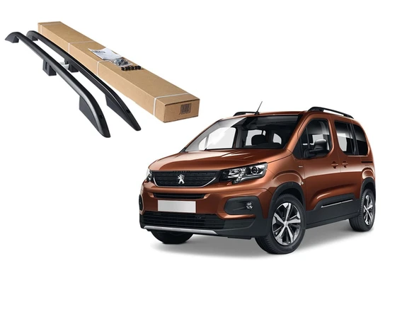 NİKEN Citroen berlingo tavan çıtası port bagaj taşıyıcı siyah kısa 2019+ ürün görseli 1