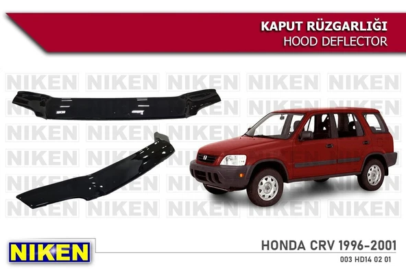 NİKEN Honda crv uyumlu kaput rüzgarlığı koruyucu 1996 / 2001 ürün görseli 1