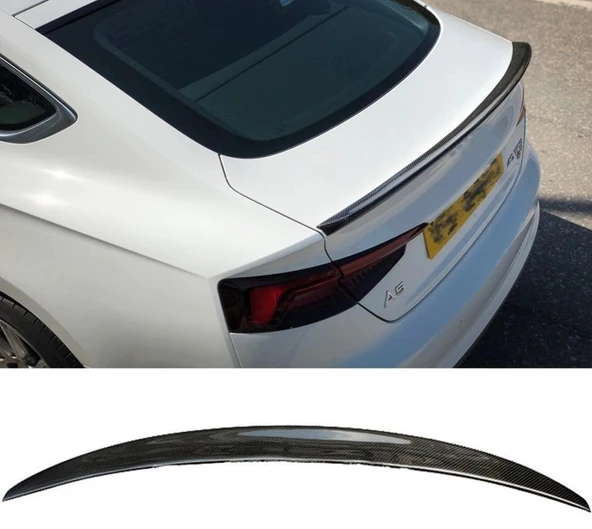 AUTOGP Audi a5 bagaj üstü spoiler siyah boyalı 2017+ b9 ürün görseli 1