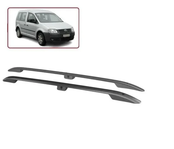 NİKEN Vw caddy tavan çıtası port bagaj taşıyıcı siyah 2004 / 2021 ürün görseli 1