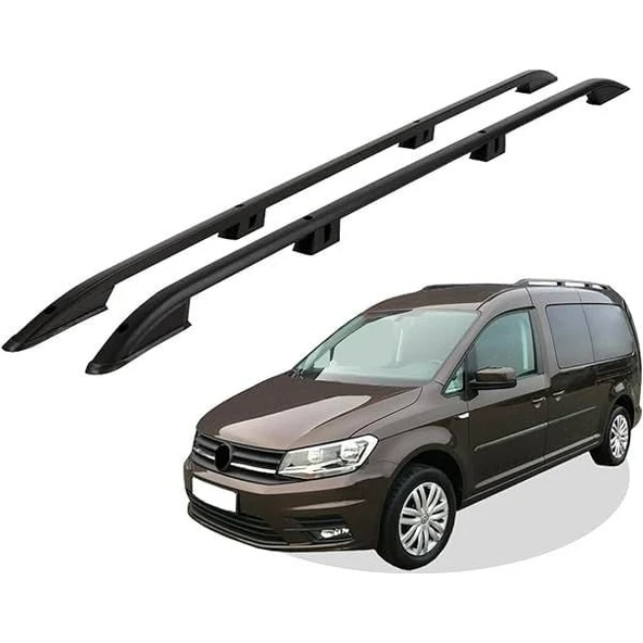 NİKEN Vw caddy maxi tavan çıtası port bagaj taşıyıcı siyah 2004 / 2021 ürün görseli 1