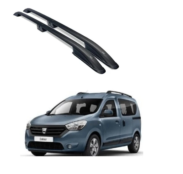 NİKEN Dacia dokker tavan çıtası port bagaj taşıyıcı siyah 2013+ ürün görseli 1