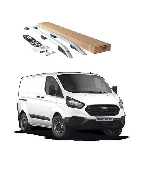 NİKEN Ford custom tavan çıtası port bagaj taşıyıcı uzun gri 2012 / 2022 ürün görseli 1