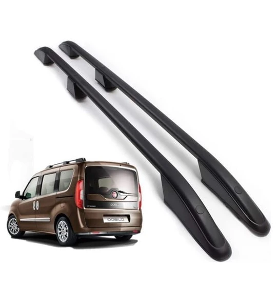 NİKEN Fiat doblo 2 3 tavan çıtası port bagaj taşıyıcı siyah 2010 / 2020 ürün görseli 1