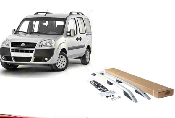 NİKEN Fiat doblo tavan çıtası port bagaj taşıyıcı gri 2001 / 2010 ürün görseli 1
