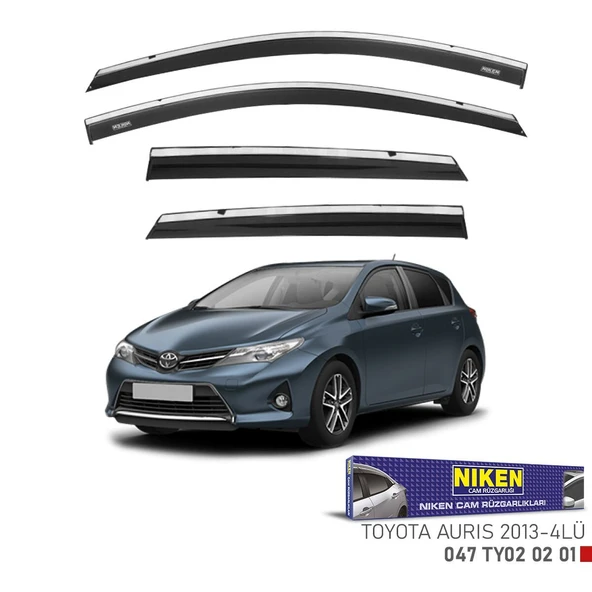NİKEN Toyota auris cam rüzgarlığı kromlu 2013+ niken ürün görseli 1