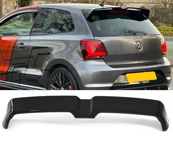 AUTOGP Vw polo 6r 6c bagaj üstü spoiler oettinger pianoblack boyalı 2009 / 2019 ürün görseli 1