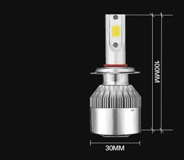 ASM H3 led xenon far aydınlatma seti şimşek etkili ASM 8000lm ürün görseli 1