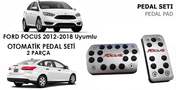 AUTOGP Ford focus pedal seti takımı geçmeli otomotik 2012 / 2019 ürün görseli 1