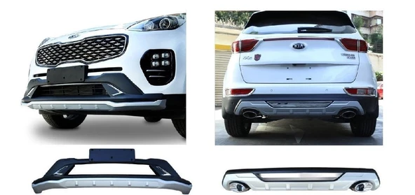 AUTOGP Kia sportage ön ve arka tampon koruma difüzör 2016 / 2019 ürün görseli 1