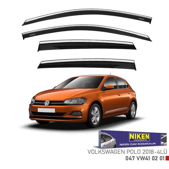 NİKEN Vw polo aw1 cam rüzgarlığı kromlu 2018+ niken ürün görseli 1