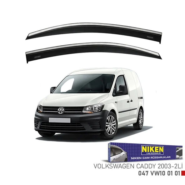 NİKEN Vw caddy cam rüzgarlığı kromlu 2003 / 2020 niken ürün görseli 1