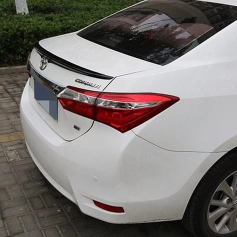 AUTOGP Toyota corolla bagaj üstü spoiler 2013+ siyah boyalı ürün görseli 1