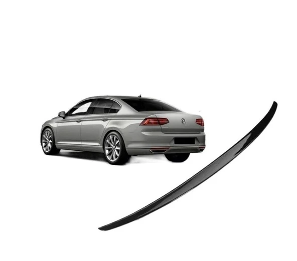 AUTOGP Vw Passat b8 bagaj üstü spoiler pianoblack 2015+ ürün görseli 1