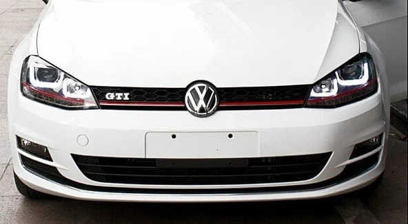 AUTOGP Vw golf 7 mk7 gti ön panjur ızgara kırmızı şeritli 2012+ ürün görseli 1